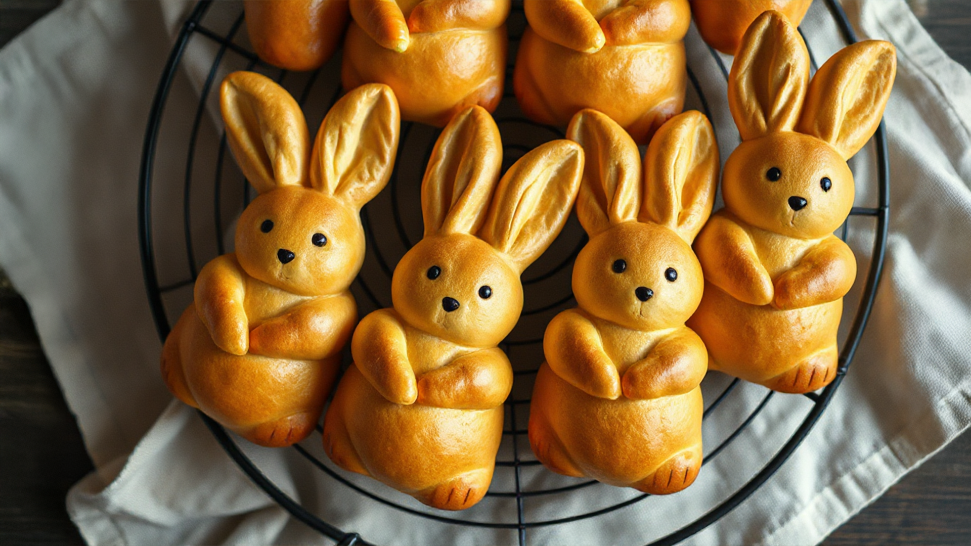 Süße Hefeteig-Häschen Süße Hefeteig-Häschen