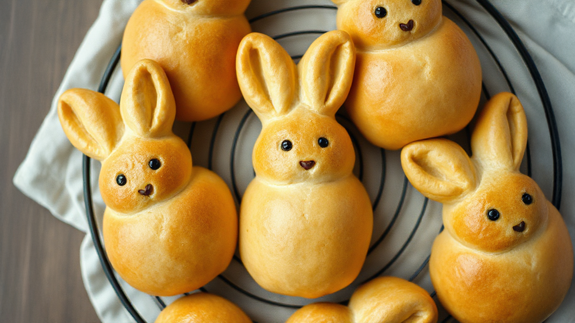 Süße Hefeteig-Häschen Süße Hefeteig-Häschen